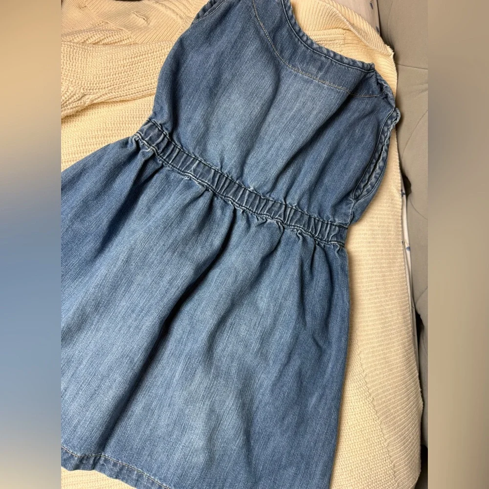 Old navy cotton‎ blend chambray dress